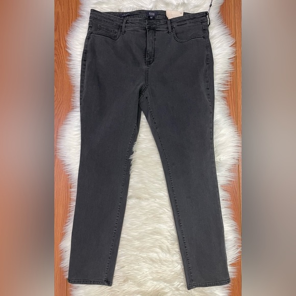 NWT NYDJ Alina Skinny Denim Jeans Folsom/Gray Plus Size 16 - Picture 2 of 10